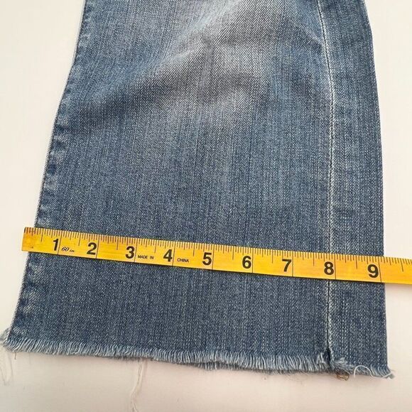 AG Adriano Goldschmied Blue Distressed Tomboy Relaxed Straight Size 31 - Picture 16 of 16